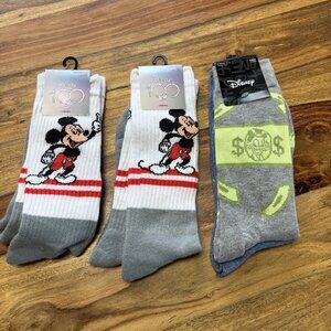 New with tags - Pack of 3 Disney Socks - Unisex - Size 6.5 - 12